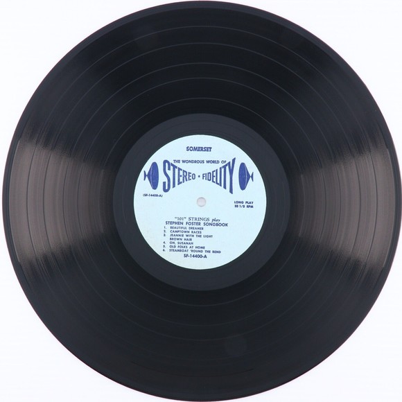 101 Strings, The Stephen Foster Songbook 1961 Stereo Vinyl LP Record SF-14400 - Picture 9 of 15